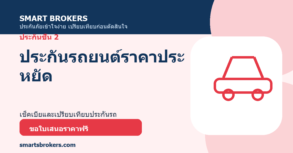 ประกันรถยนต์ราคาประหยัด